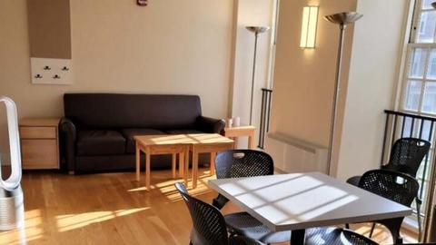 Photo of Gore 226 common room with lounge furniture