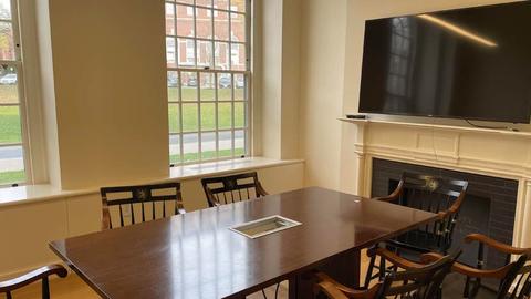 photo of Meeting Room S106 with conference table and chairs