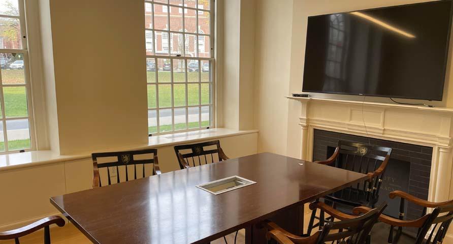 photo of Meeting Room S106 with conference table and chairs